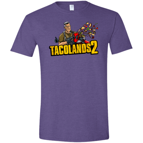 T-Shirts Heather Purple / S TACOLANDS 2 Men's Semi-Fitted Softstyle