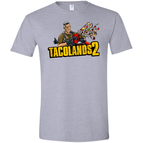 T-Shirts Sport Grey / X-Small TACOLANDS 2 Men's Semi-Fitted Softstyle