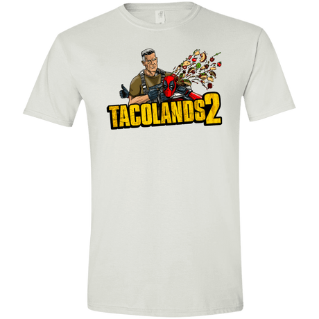 T-Shirts White / X-Small TACOLANDS 2 Men's Semi-Fitted Softstyle