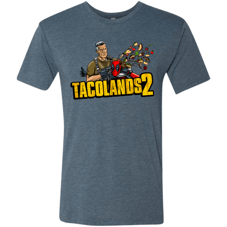 T-Shirts Indigo / S TACOLANDS 2 Men's Triblend T-Shirt
