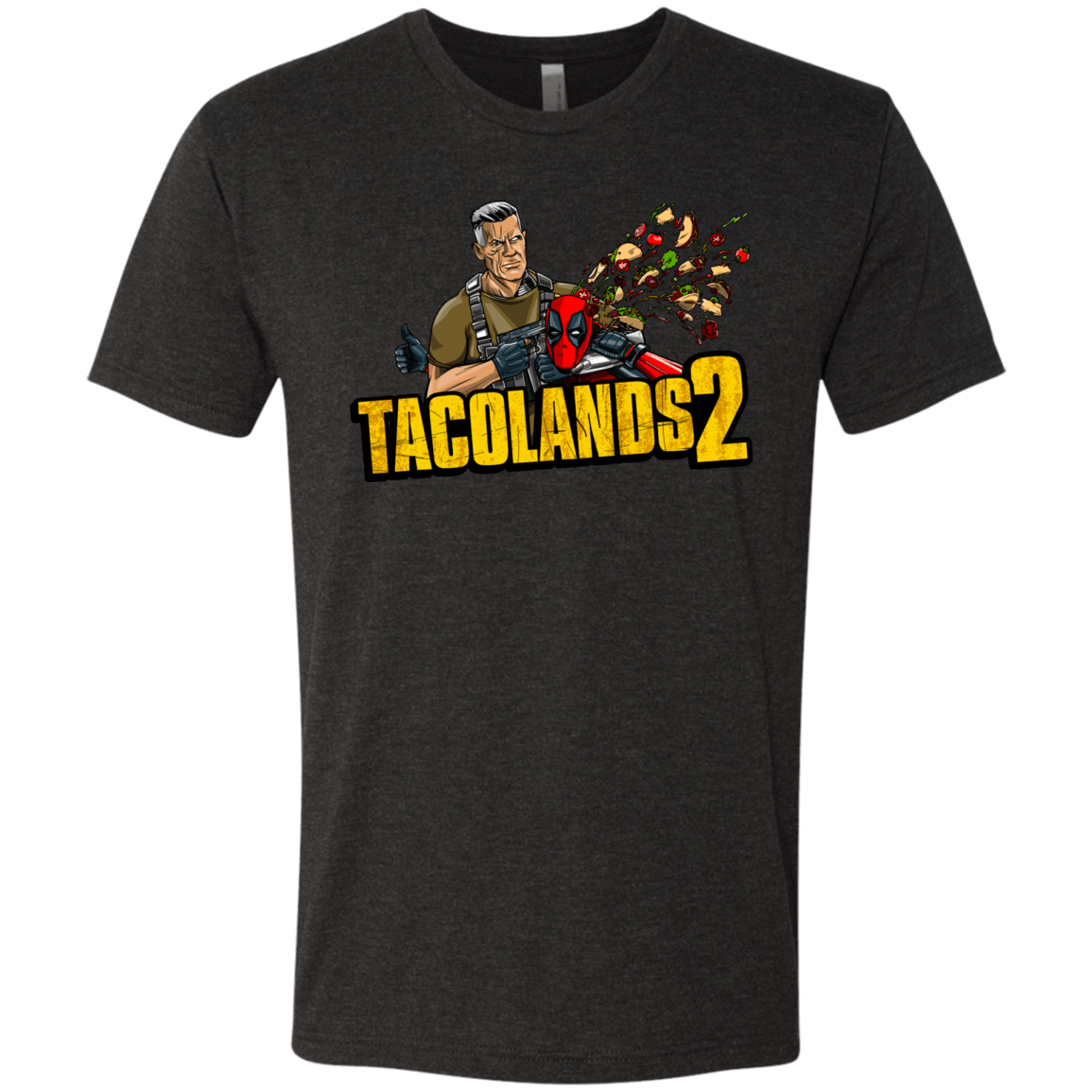 T-Shirts Vintage Black / S TACOLANDS 2 Men's Triblend T-Shirt