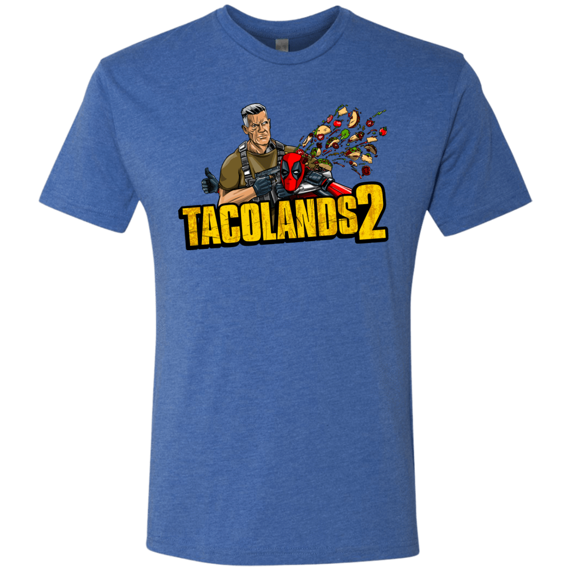 T-Shirts Vintage Royal / S TACOLANDS 2 Men's Triblend T-Shirt