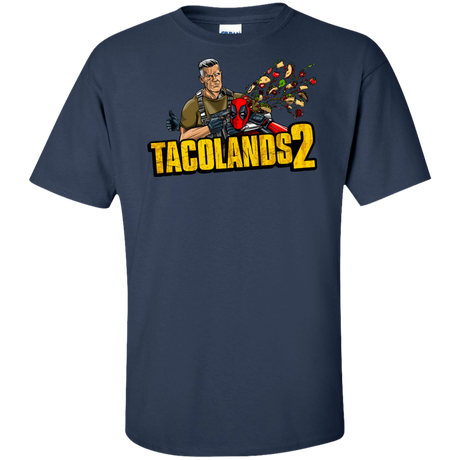 T-Shirts Navy / XLT TACOLANDS 2 Tall T-Shirt