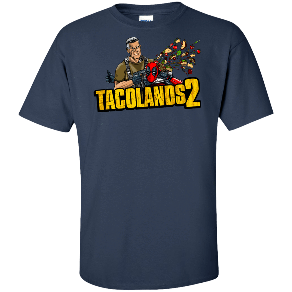 T-Shirts Navy / XLT TACOLANDS 2 Tall T-Shirt