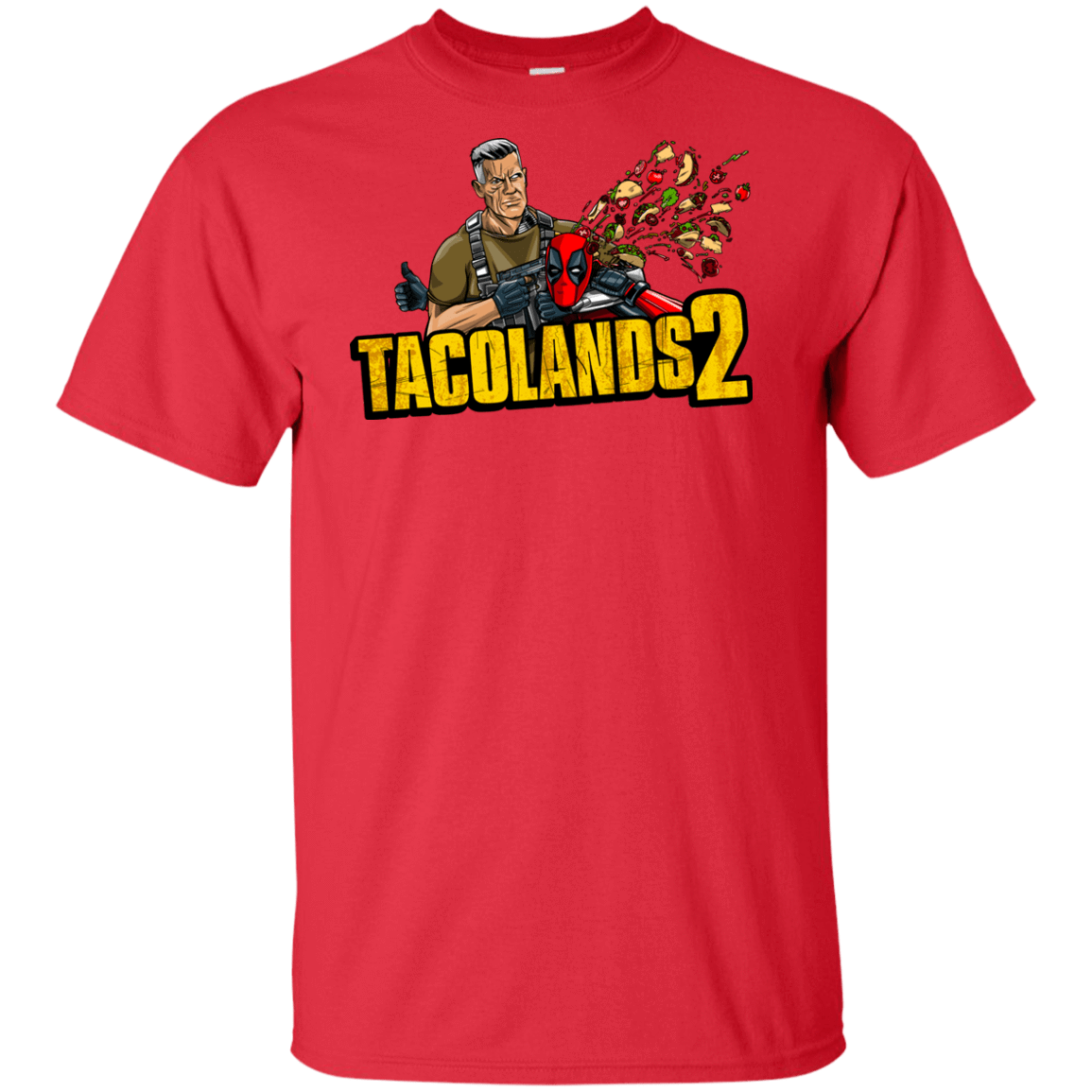 T-Shirts Red / XLT TACOLANDS 2 Tall T-Shirt