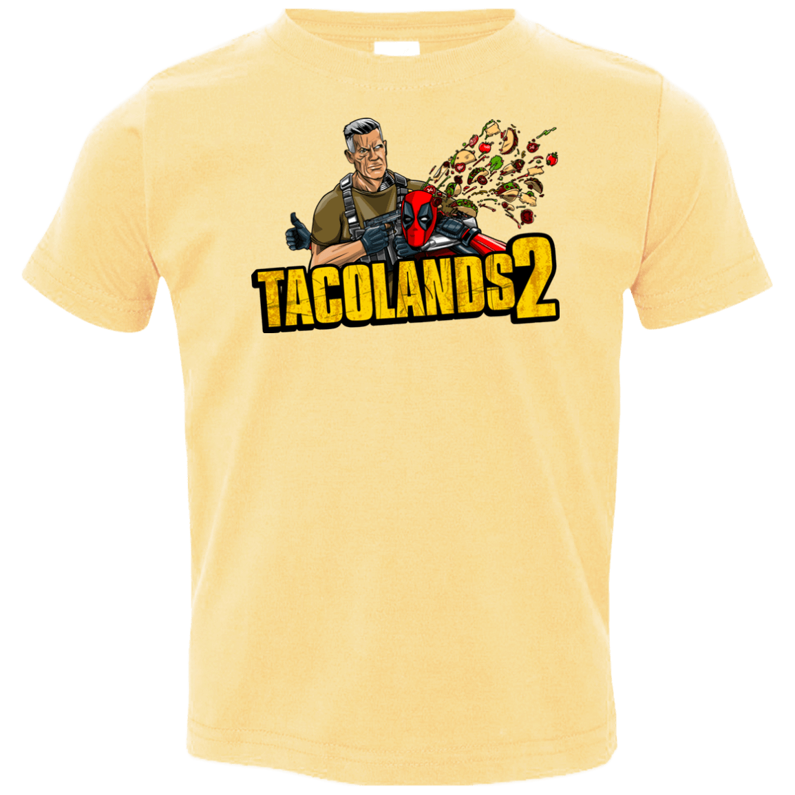 T-Shirts Butter / 2T TACOLANDS 2 Toddler Premium T-Shirt