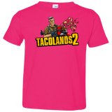 T-Shirts Hot Pink / 2T TACOLANDS 2 Toddler Premium T-Shirt