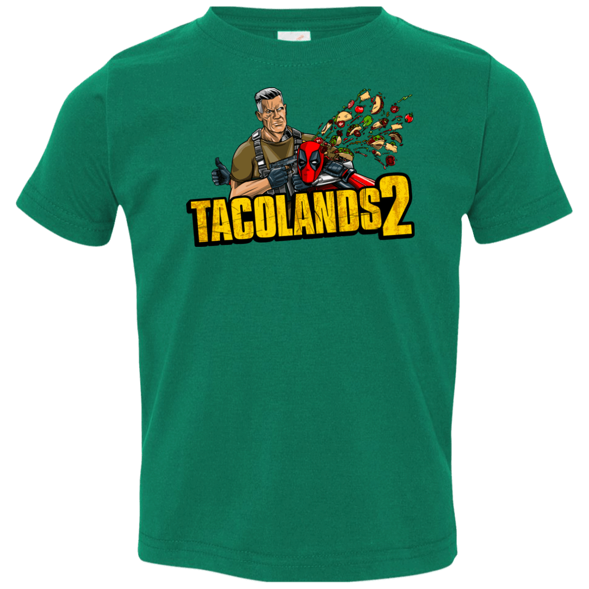 T-Shirts Kelly / 2T TACOLANDS 2 Toddler Premium T-Shirt