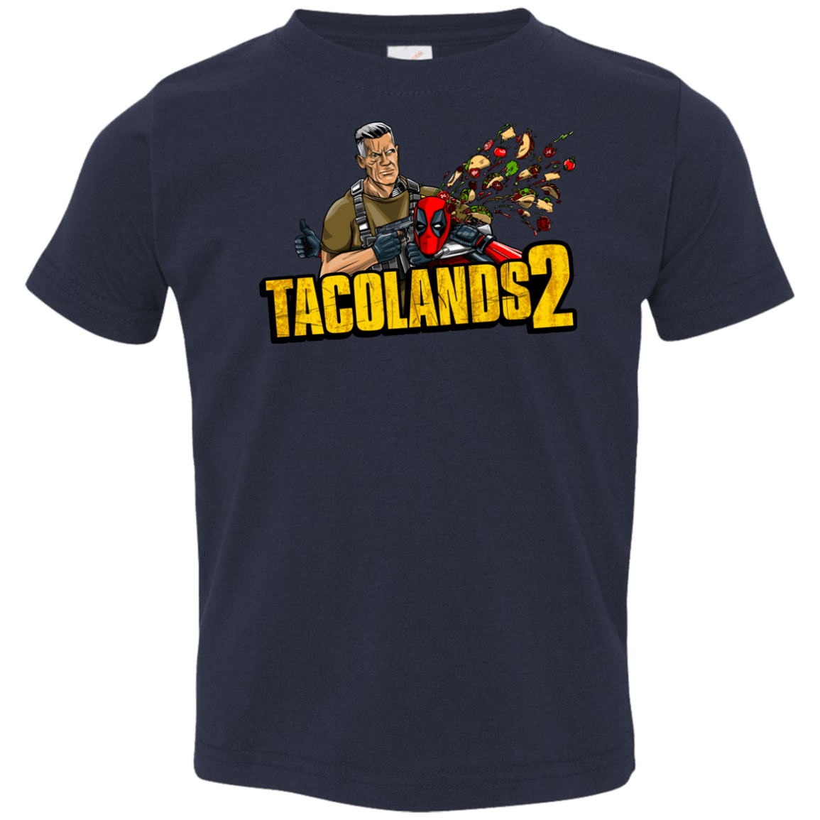 T-Shirts Navy / 2T TACOLANDS 2 Toddler Premium T-Shirt