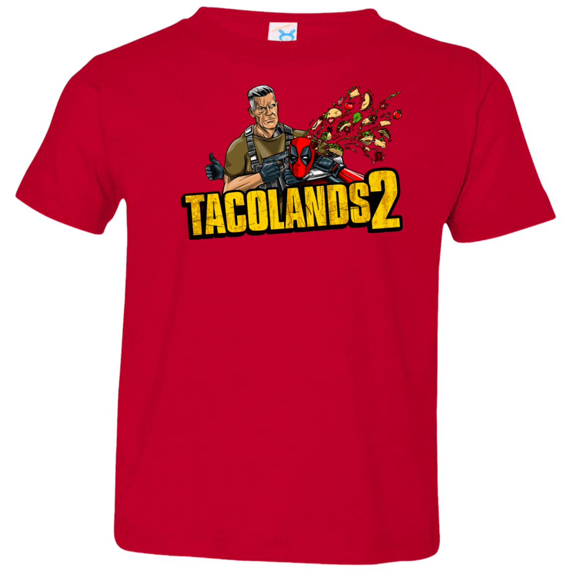 T-Shirts Red / 2T TACOLANDS 2 Toddler Premium T-Shirt