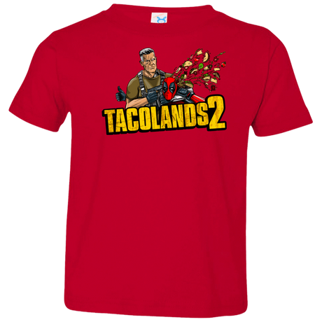 T-Shirts Red / 2T TACOLANDS 2 Toddler Premium T-Shirt