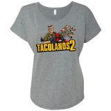 T-Shirts Premium Heather / X-Small TACOLANDS 2 Triblend Dolman Sleeve