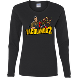T-Shirts Black / S TACOLANDS 2 Women's Long Sleeve T-Shirt