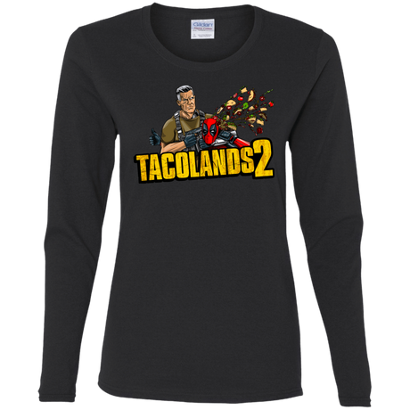 T-Shirts Black / S TACOLANDS 2 Women's Long Sleeve T-Shirt