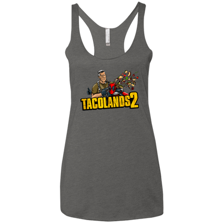 T-Shirts Premium Heather / X-Small TACOLANDS 2 Women's Triblend Racerback Tank