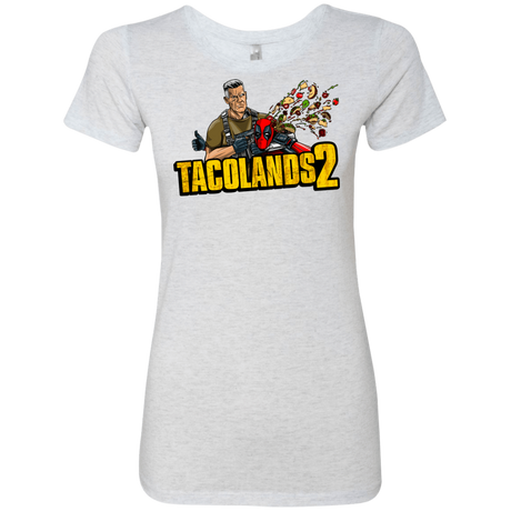 T-Shirts Heather White / S TACOLANDS 2 Women's Triblend T-Shirt