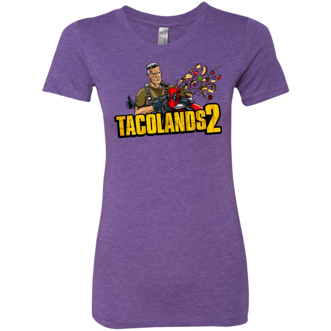 T-Shirts Purple Rush / S TACOLANDS 2 Women's Triblend T-Shirt