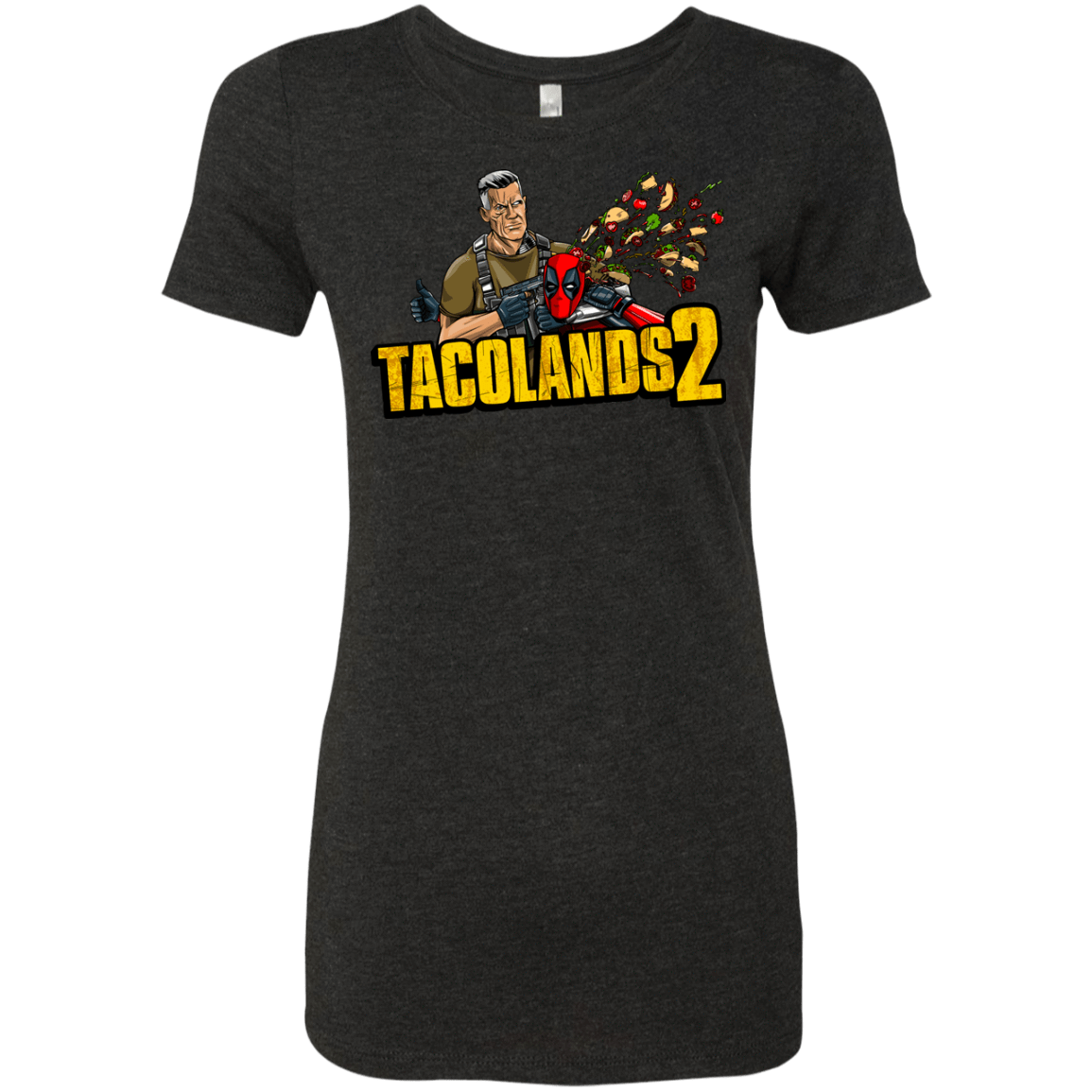 T-Shirts Vintage Black / S TACOLANDS 2 Women's Triblend T-Shirt