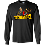 T-Shirts Black / YS TACOLANDS 2 Youth Long Sleeve T-Shirt