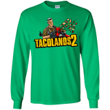 T-Shirts Irish Green / YS TACOLANDS 2 Youth Long Sleeve T-Shirt