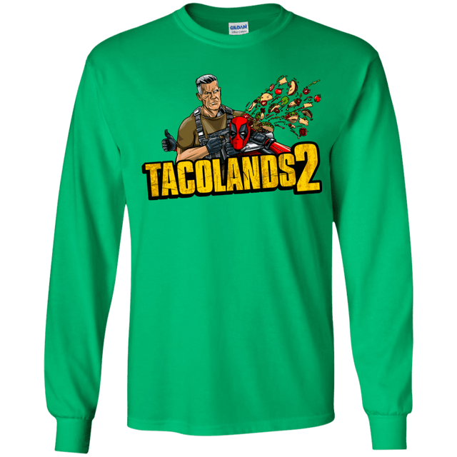 T-Shirts Irish Green / YS TACOLANDS 2 Youth Long Sleeve T-Shirt