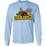 T-Shirts Light Blue / YS TACOLANDS 2 Youth Long Sleeve T-Shirt