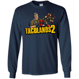 T-Shirts Navy / YS TACOLANDS 2 Youth Long Sleeve T-Shirt