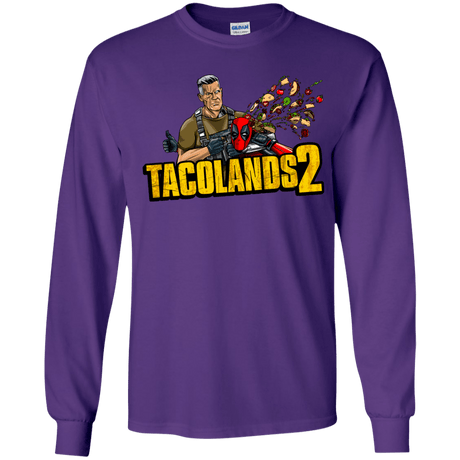 T-Shirts Purple / YS TACOLANDS 2 Youth Long Sleeve T-Shirt