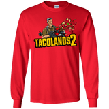 T-Shirts Red / YS TACOLANDS 2 Youth Long Sleeve T-Shirt