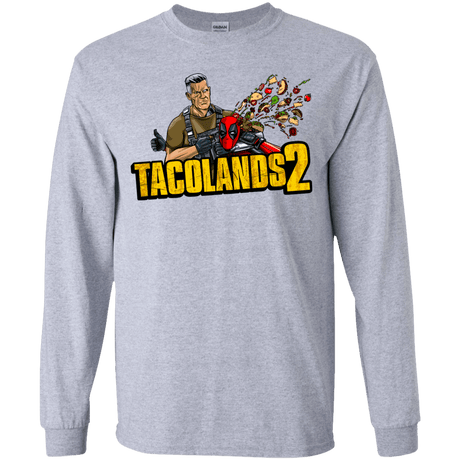T-Shirts Sport Grey / YS TACOLANDS 2 Youth Long Sleeve T-Shirt