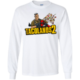 T-Shirts White / YS TACOLANDS 2 Youth Long Sleeve T-Shirt