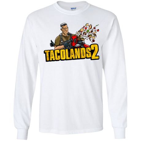 T-Shirts White / YS TACOLANDS 2 Youth Long Sleeve T-Shirt