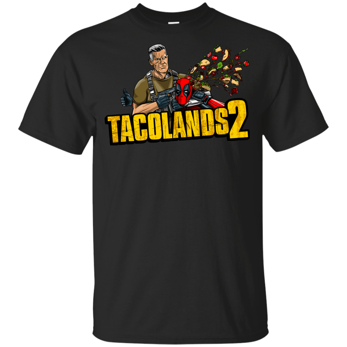 T-Shirts Black / YXS TACOLANDS 2 Youth T-Shirt