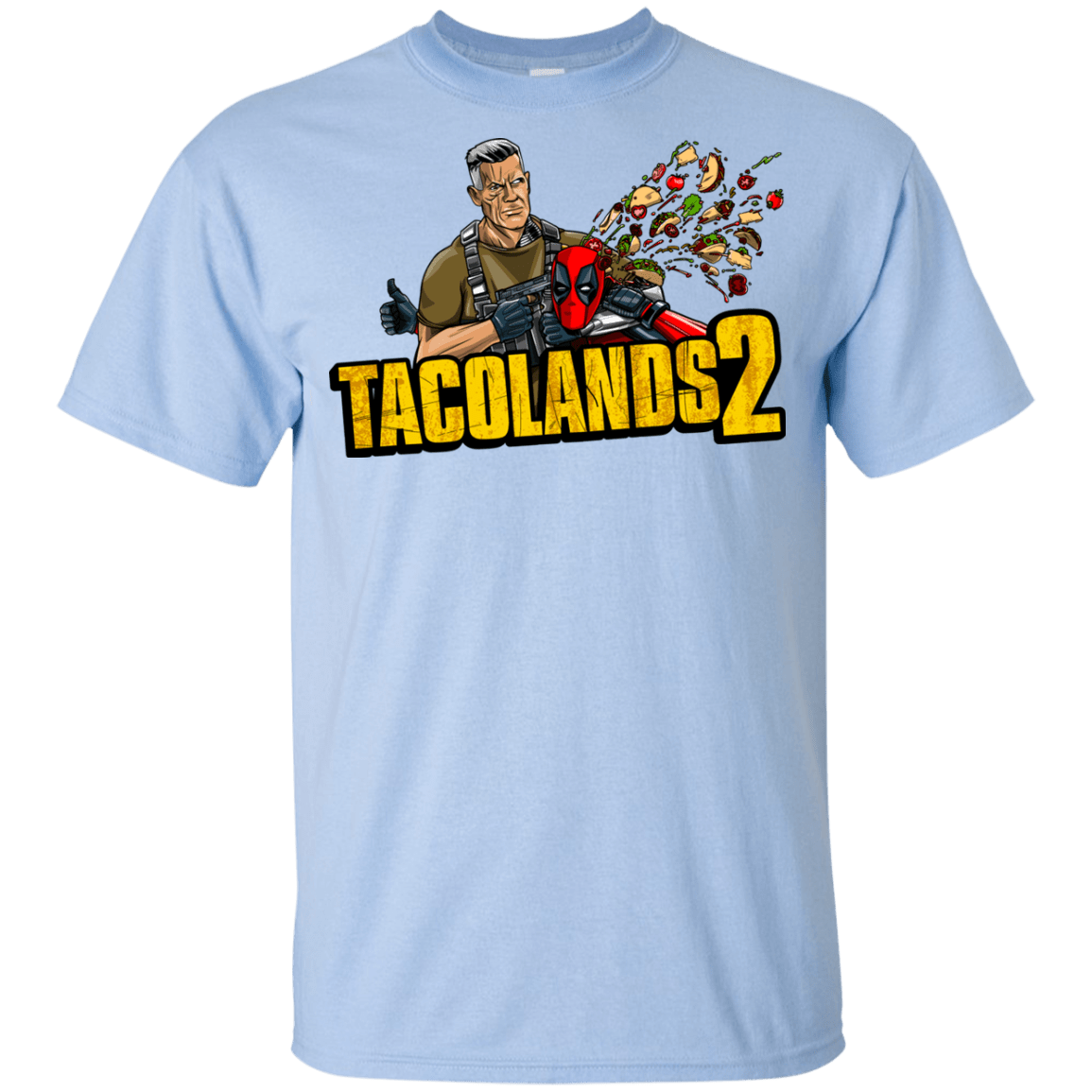 T-Shirts Light Blue / YXS TACOLANDS 2 Youth T-Shirt