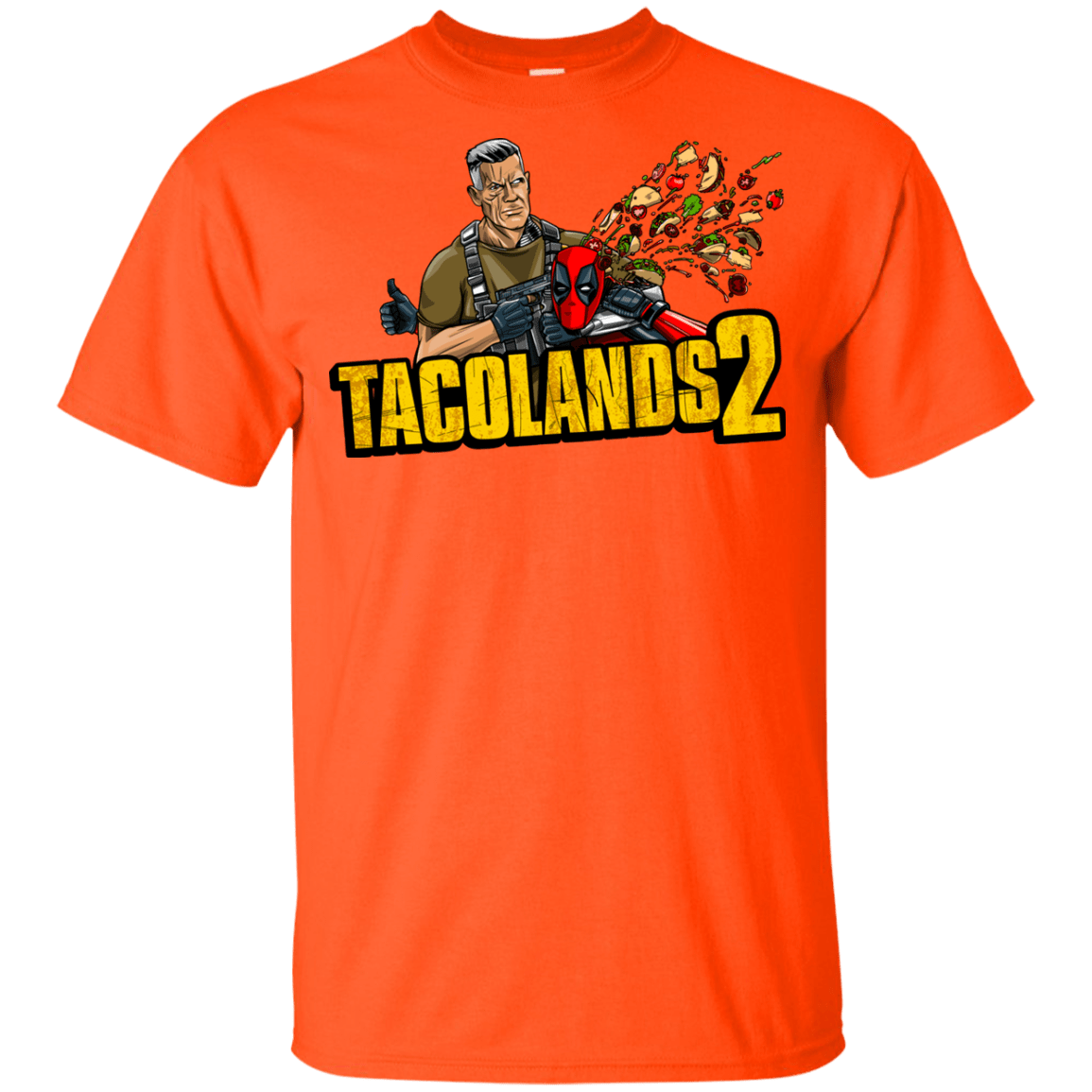 T-Shirts Orange / YXS TACOLANDS 2 Youth T-Shirt