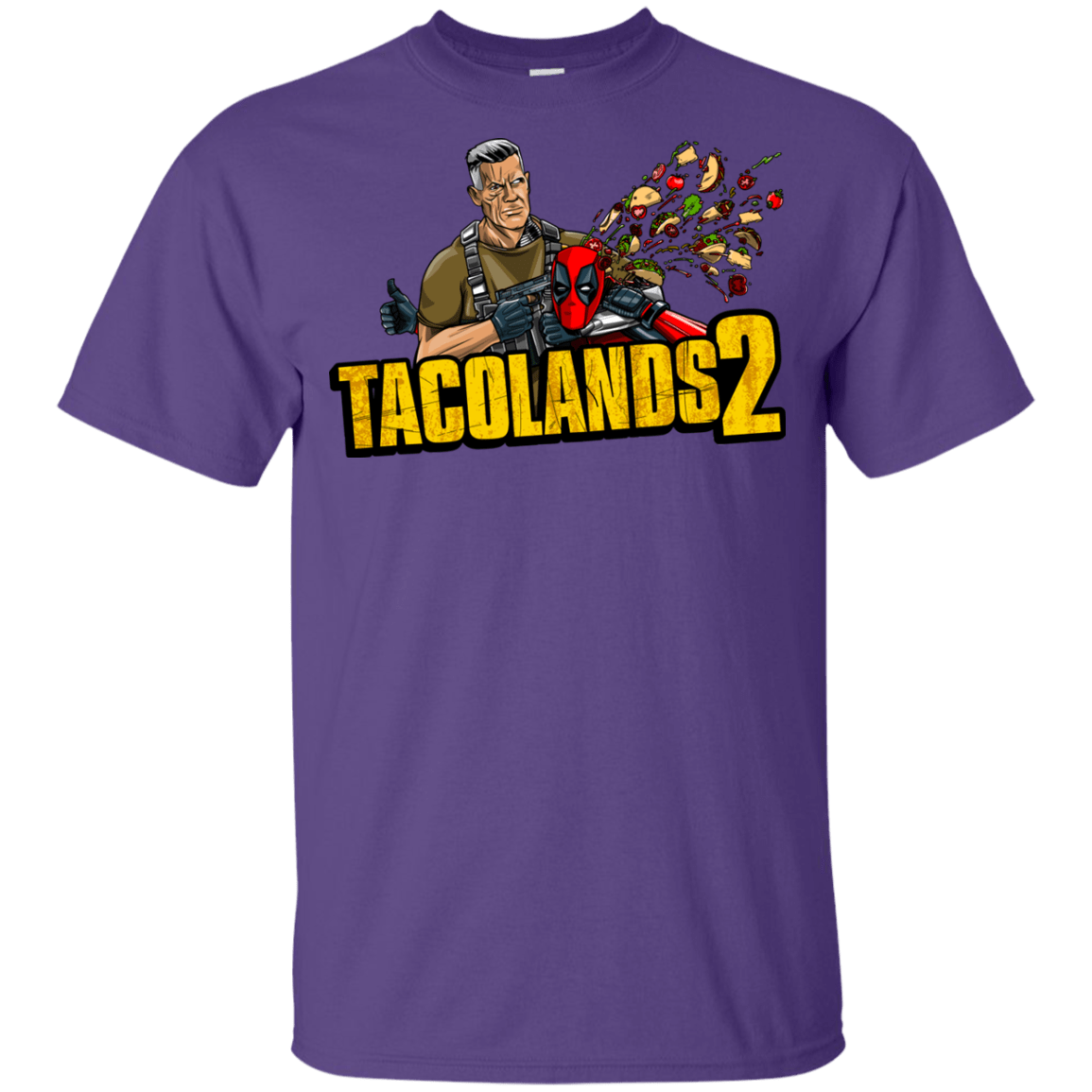 T-Shirts Purple / YXS TACOLANDS 2 Youth T-Shirt