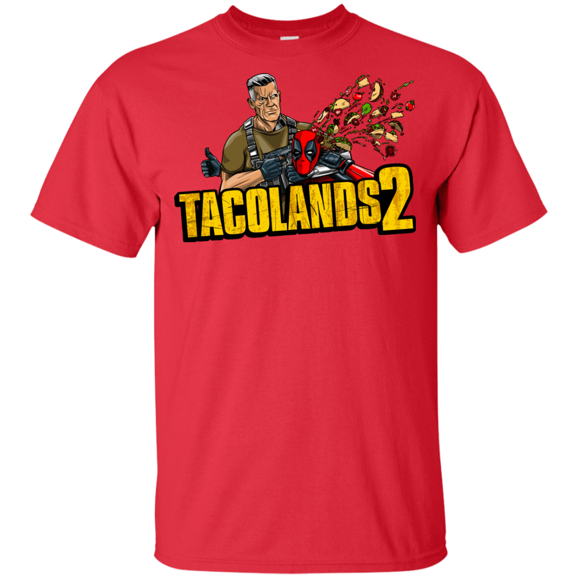 T-Shirts Red / YXS TACOLANDS 2 Youth T-Shirt