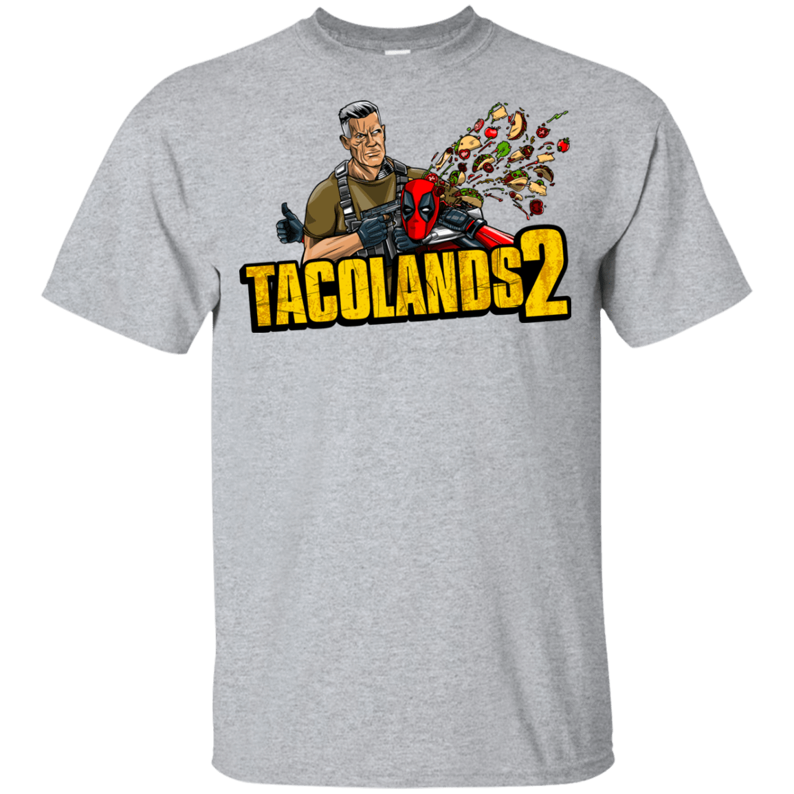 T-Shirts Sport Grey / YXS TACOLANDS 2 Youth T-Shirt