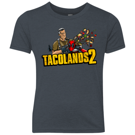 T-Shirts Vintage Navy / YXS TACOLANDS 2 Youth Triblend T-Shirt