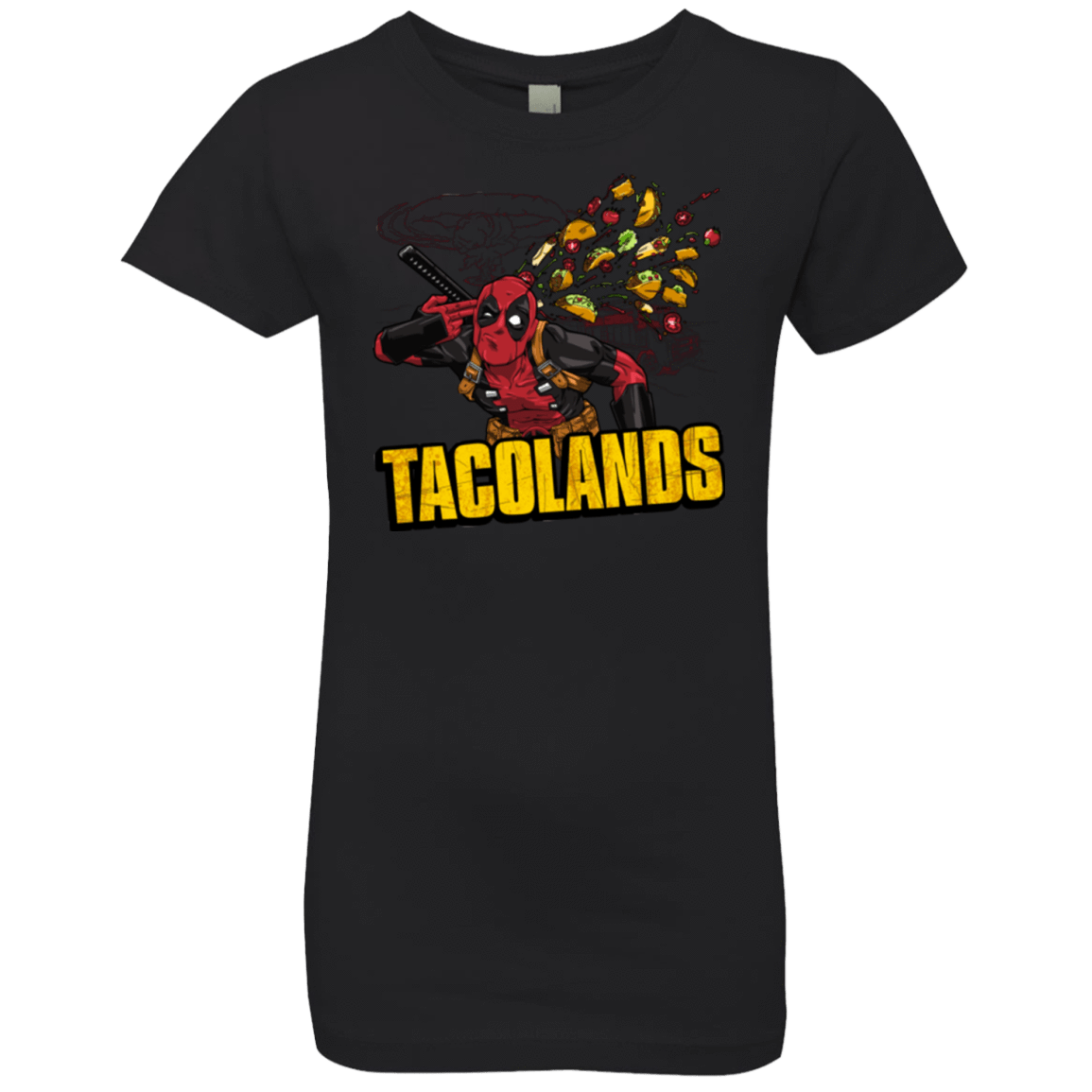 T-Shirts Black / YXS Tacolands Girls Premium T-Shirt