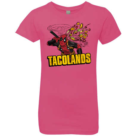 T-Shirts Hot Pink / YXS Tacolands Girls Premium T-Shirt