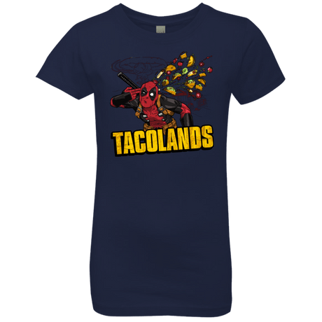T-Shirts Midnight Navy / YXS Tacolands Girls Premium T-Shirt