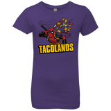 T-Shirts Purple Rush / YXS Tacolands Girls Premium T-Shirt