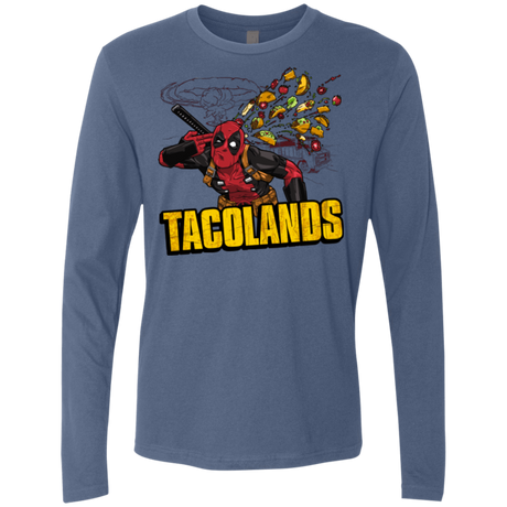 T-Shirts Indigo / Small Tacolands Men's Premium Long Sleeve
