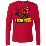 T-Shirts Red / Small Tacolands Men's Premium Long Sleeve