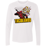 T-Shirts White / Small Tacolands Men's Premium Long Sleeve