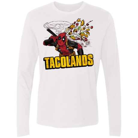 T-Shirts White / Small Tacolands Men's Premium Long Sleeve
