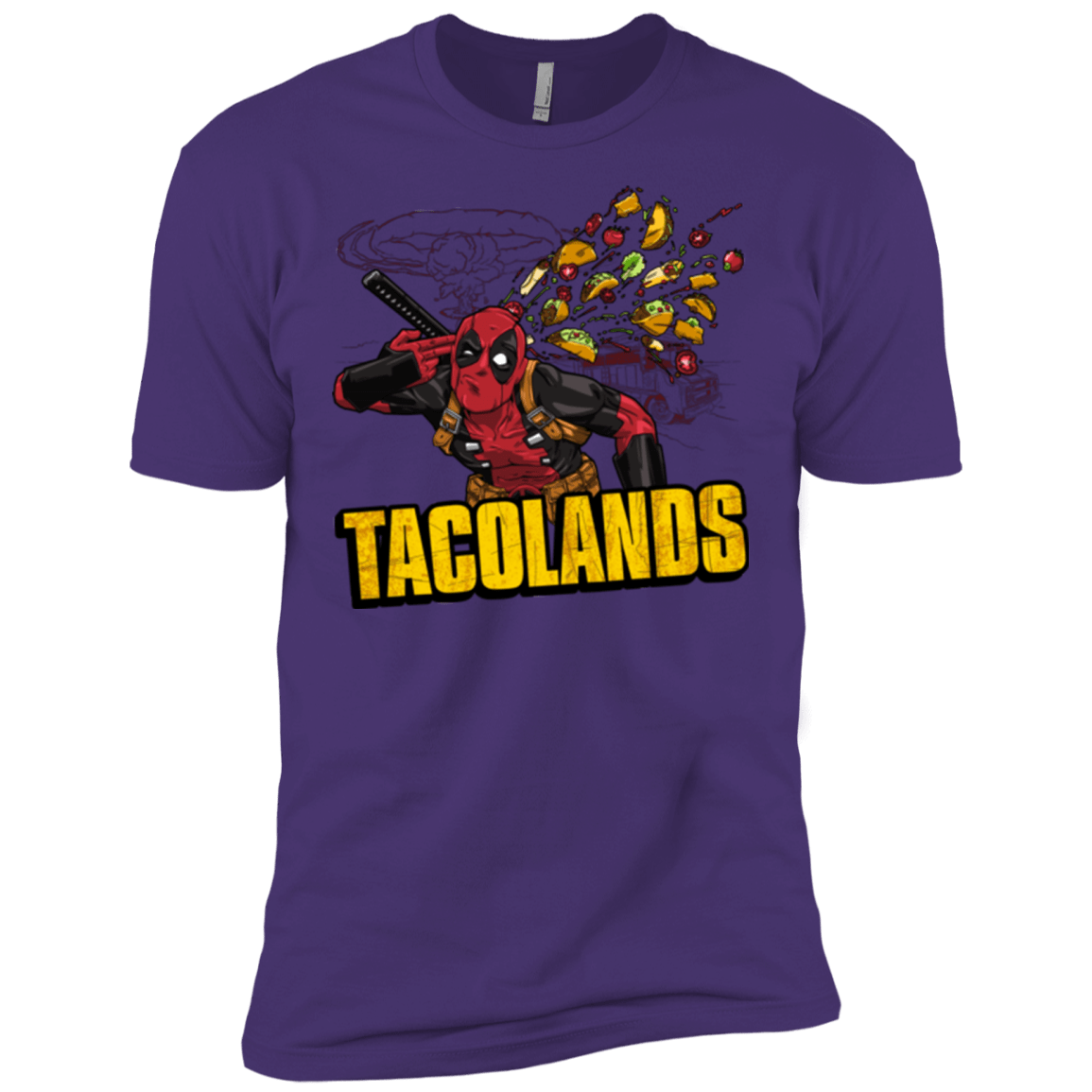 T-Shirts Purple / X-Small Tacolands Men's Premium T-Shirt