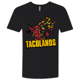 T-Shirts Black / X-Small Tacolands Men's Premium V-Neck