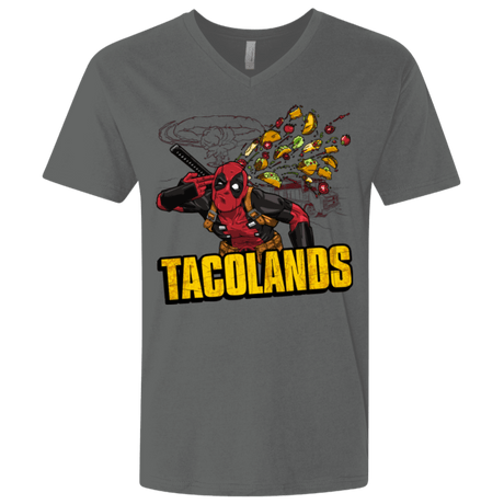 T-Shirts Heavy Metal / X-Small Tacolands Men's Premium V-Neck